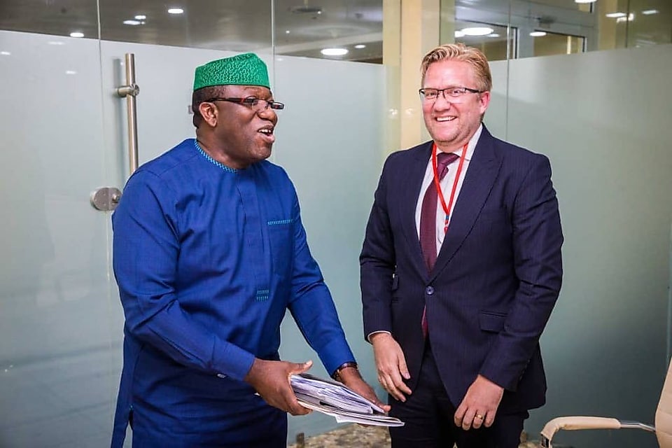 dr wiebe and governor kayode fayemi of ekiti state