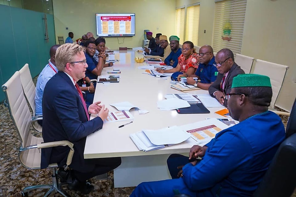 dr wiebe ceo all on consortium of renewable energy companies meeting with ekiti state governor explore partnership opportunities on off grid energy