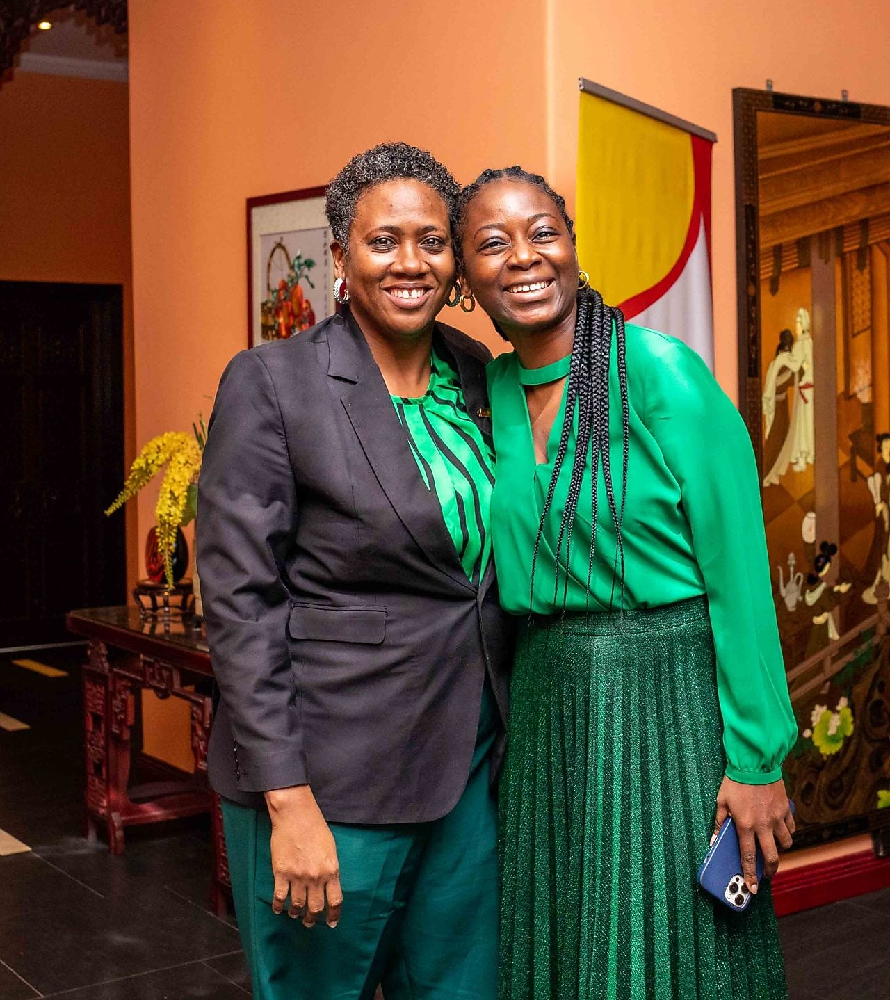 WIMBIZ Exectuive Director Hansatu and All On Policy Partnerships Associate Jadesola