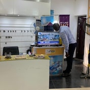 all on staff engaging with lumos nigeria agents at one of their outlets in ekiti state