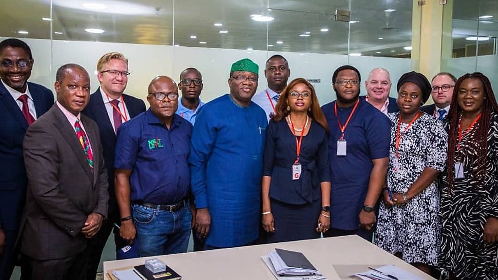 dr wiebe ceo all on consortium of renewable energy companies meeting with ekiti state governor explore partnership opportunities on off grid energy