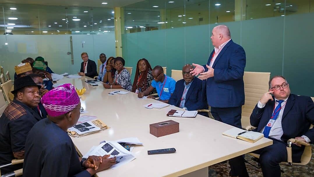 dr wiebe ceo all on consortium of renewable energy companies meeting with ekiti state governor explore partnership opportunities on off grid energy