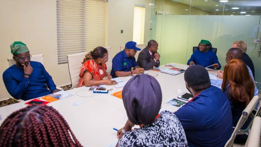 dr wiebe ceo all on consortium of renewable energy companies meeting with ekiti state governor explore partnership opportunities on off grid energy