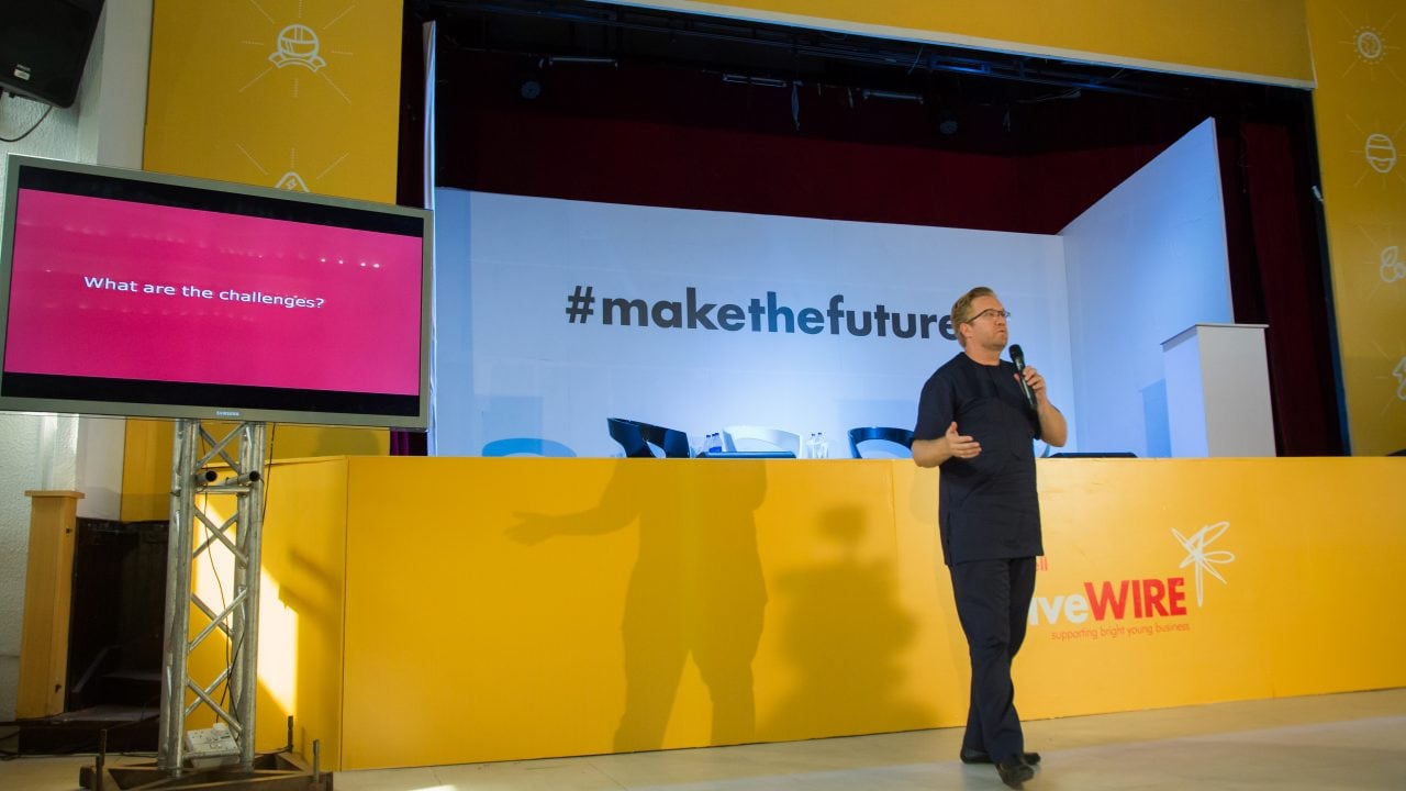 Wiebe gives speech at #makethefuture