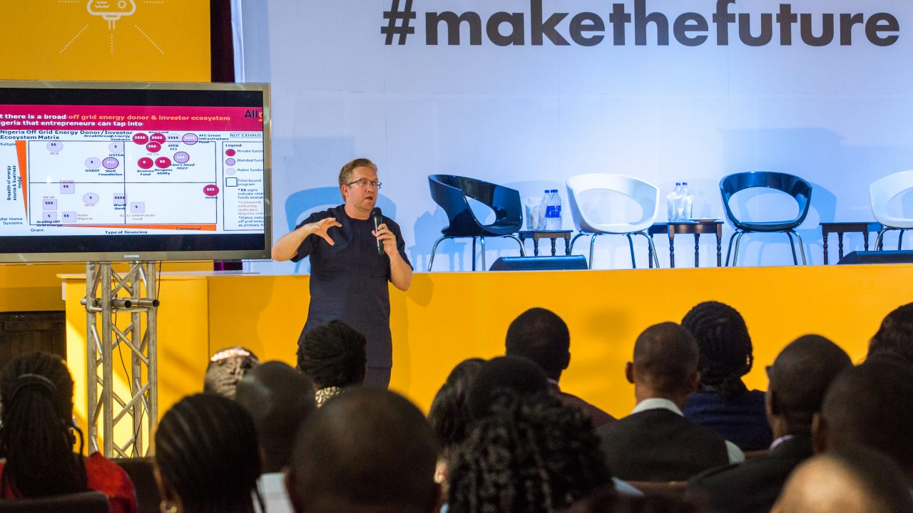 Wiebe gives speech at #makethefuture