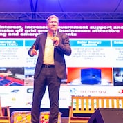 Dr. Wiebe Boer during his demo on “Nigeria’s off-grid energy revolution Challenges & opportunities at #TechpointInspired