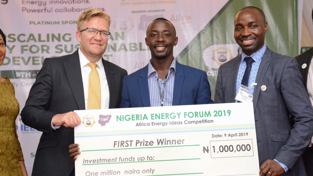 1st prize winner of the energy innovation contest #NEF2019