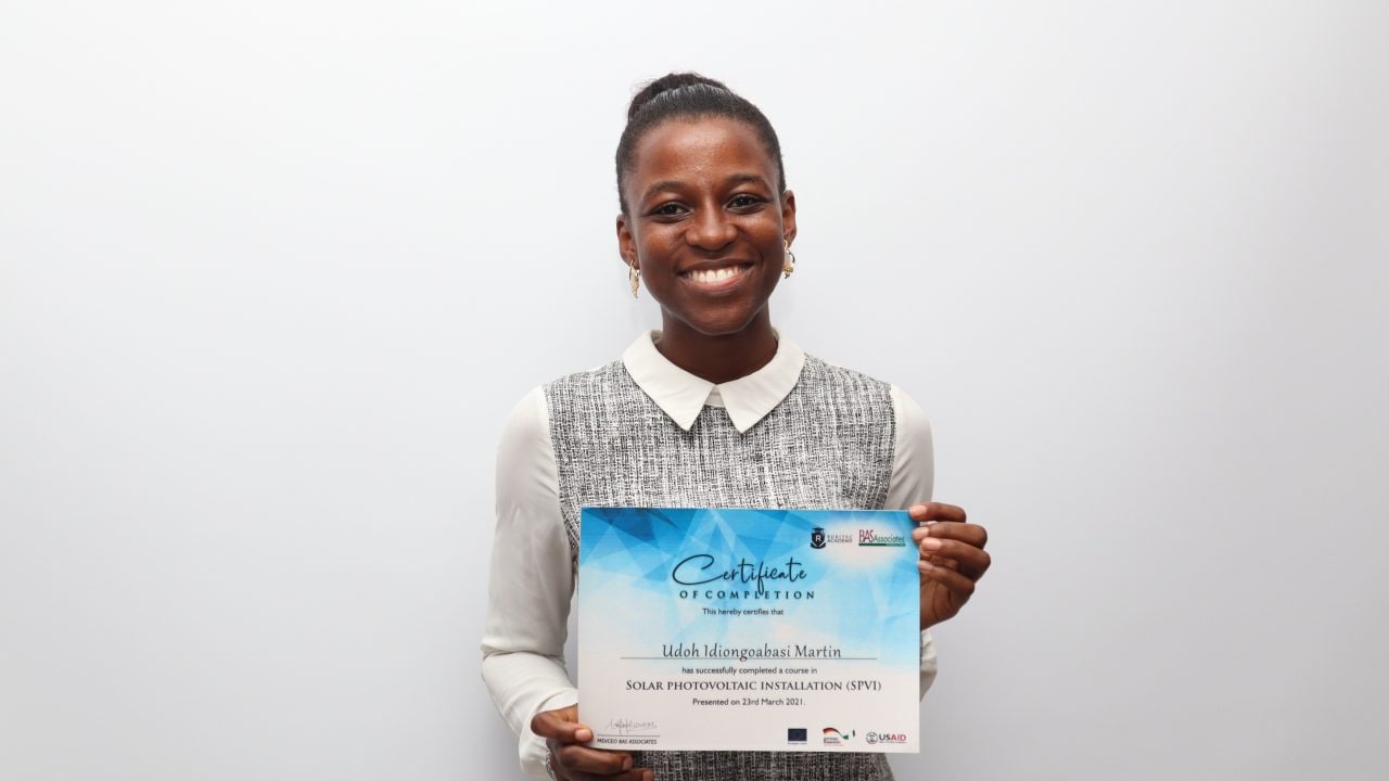 Trainee Udoh Martins