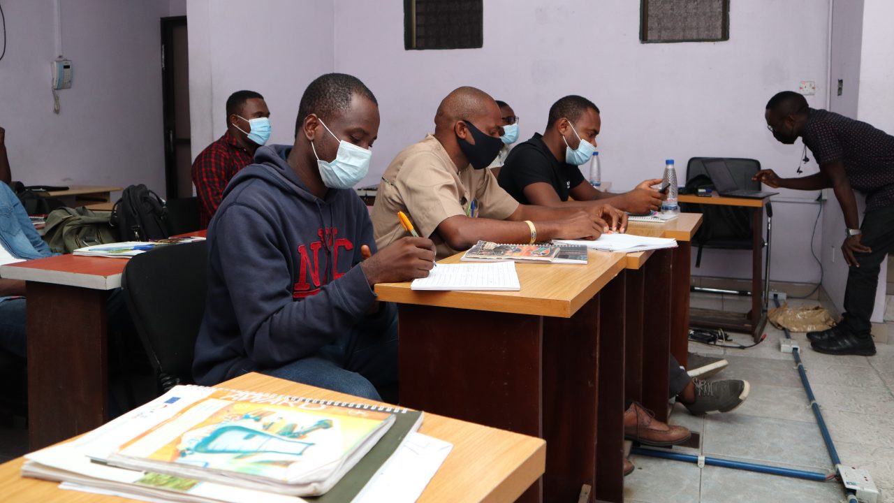 Class in session with Trainees