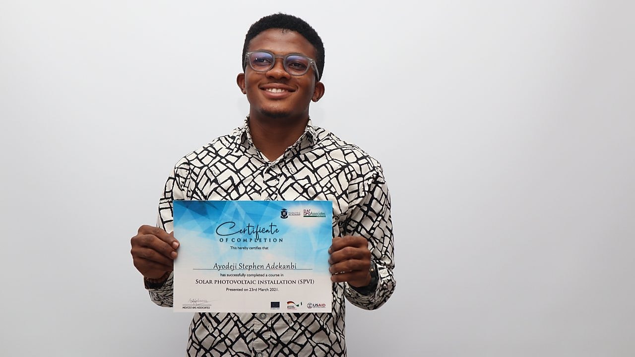 Trainee Ayodeji Akanbi