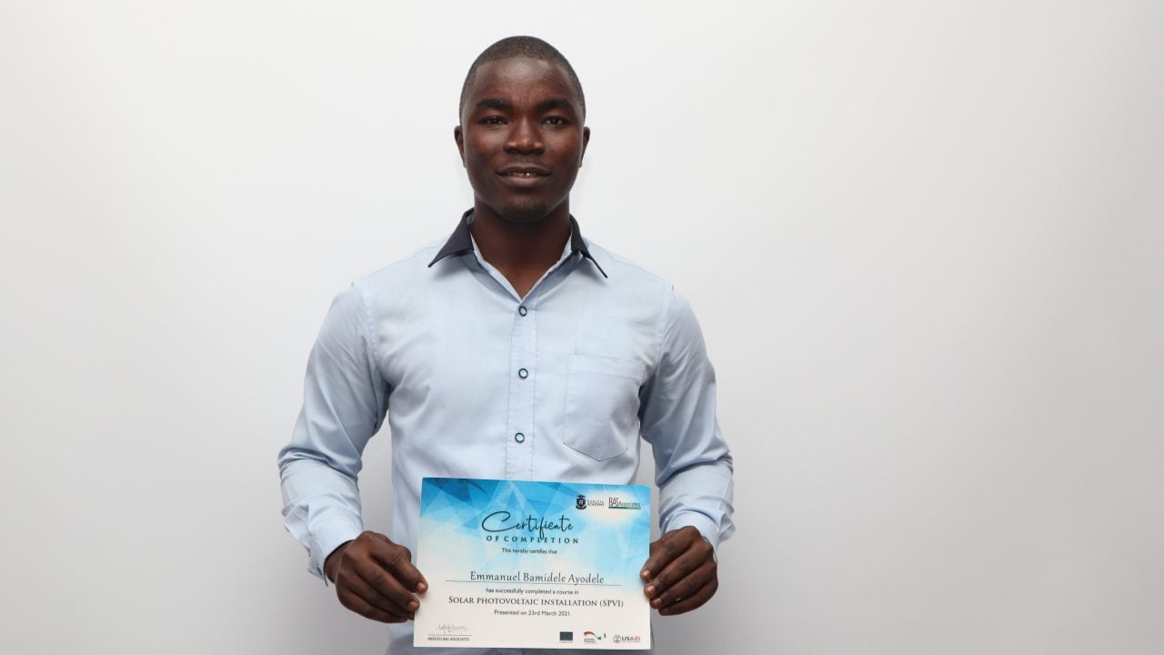 Trainee Emmanuel Bamidele Ayodele