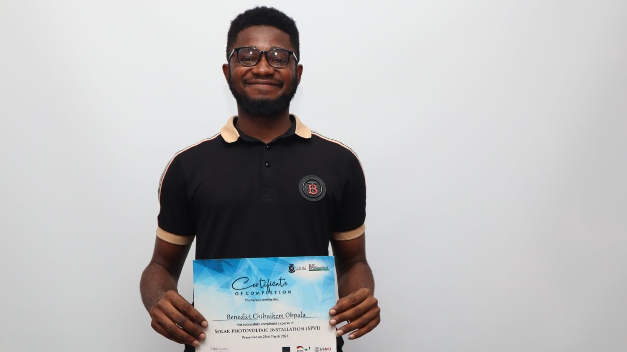 Trainee Benedict Okpala