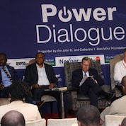 Wiebe with other panellist