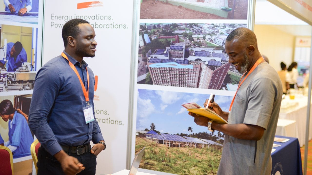 Guest visits the All-On exhibition space