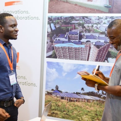 Guest visits the All-On exhibition space