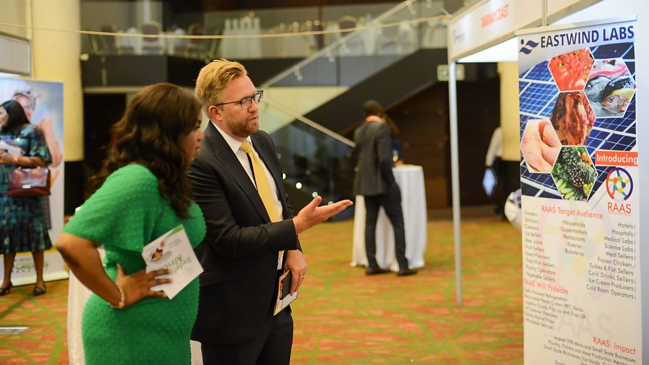 Damilola Ogunbiyi and Wiebe Boer