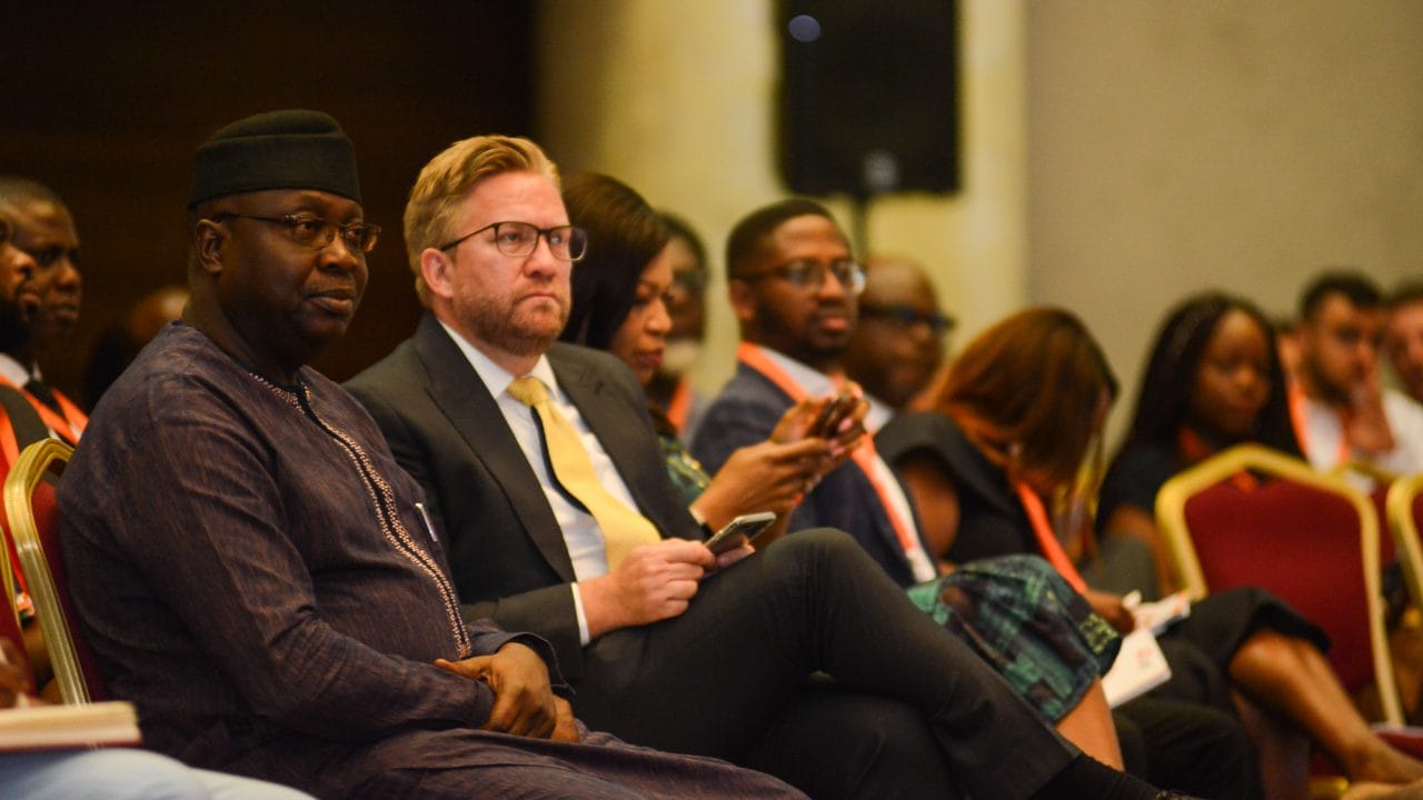 Listening to the conversation between Damilola Ogunbiyi, MD REA and Frank Aigbogun Publisher, BusinessDay