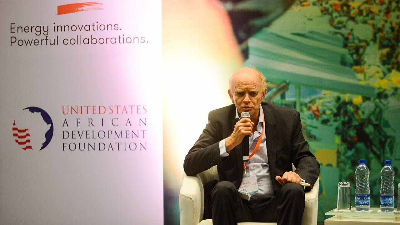  Janos Bonta during his panel on Financing and Investment