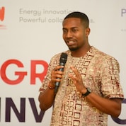 Chibuikem Agbaegbu from ACE giving insights into their work