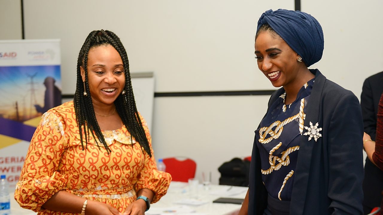 Emem Kponu and Aisha Abba Kyari