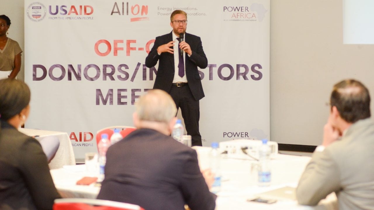 Wiebe Boer, CEO, All-On giving his welcome address