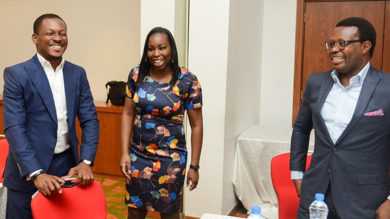  L-R Kolafunmi Gbemisola, Eni Olatunbosun, James Makinde