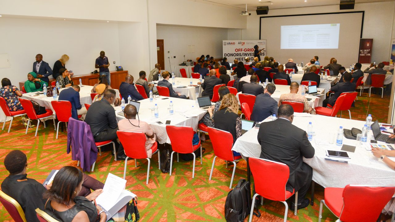 View of the attendees in the room