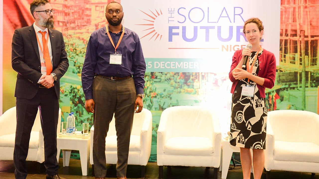 L R Thomas Duveau, Osayuki Eguasa, Claudia Schwartz