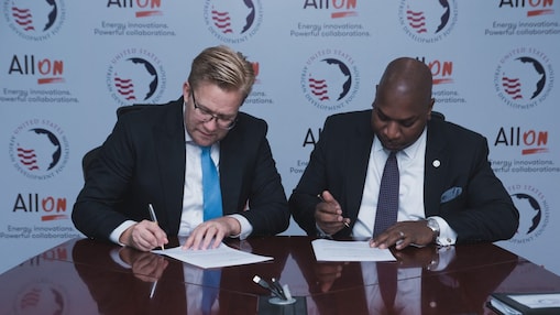 Dr.Wiebe Boer and C.D Glin