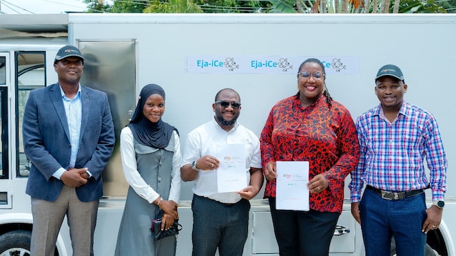 All On and Eja Ice Deal Signing Ceremony