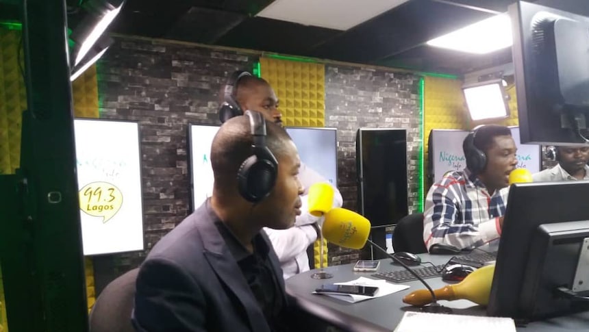 Chuks Umezulora CEO Auxano (L) Femi Obong-Daniels (R)